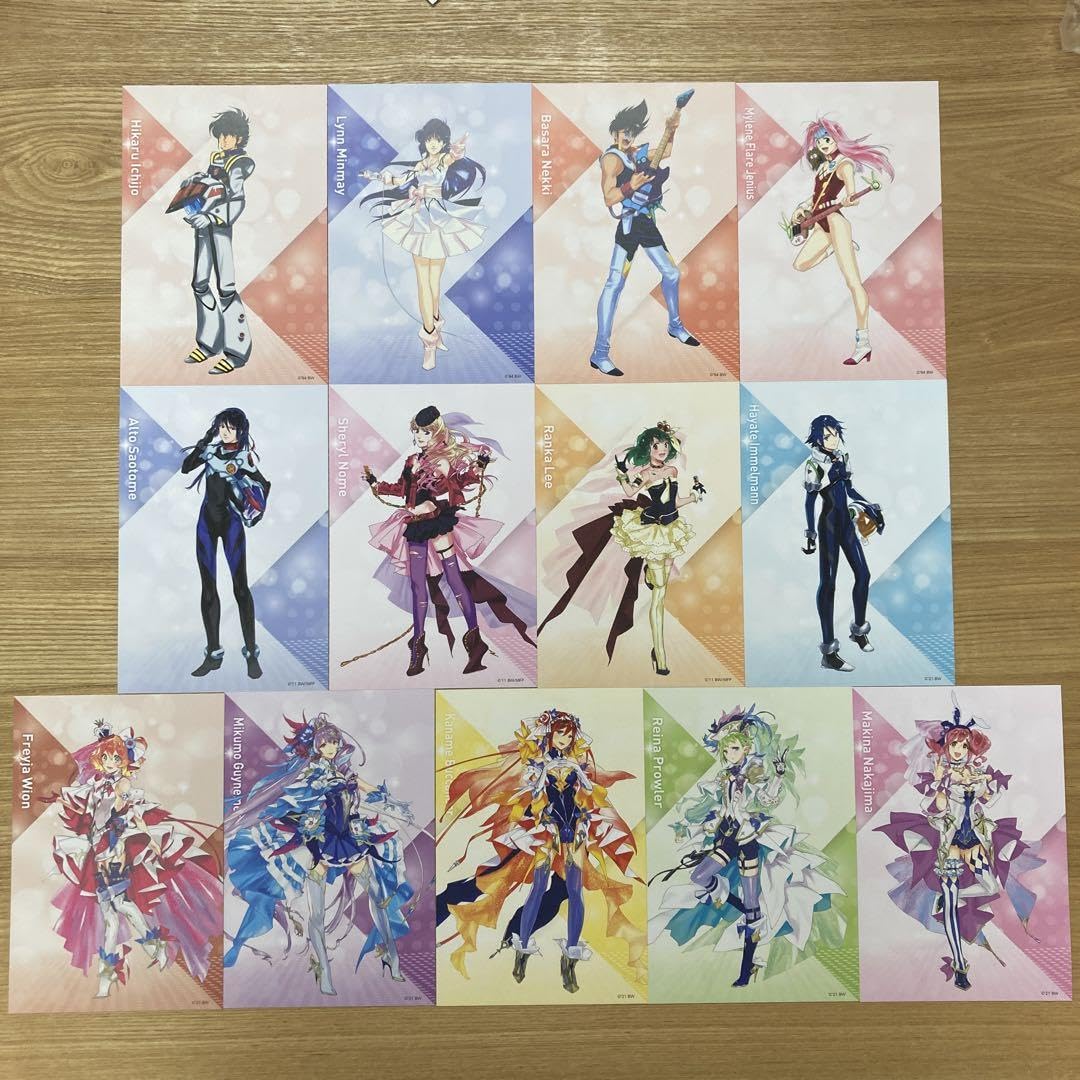 マクロス超時空銀河紀行 グッズ購入特典ポストカードコンプリート